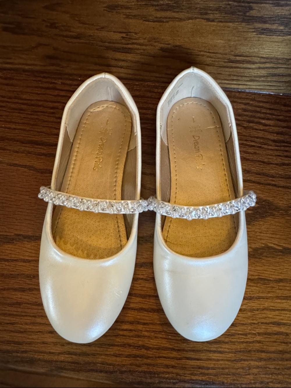 DREAM PAIRS Girls Serena-100 Mary Jane Ballerina Flat